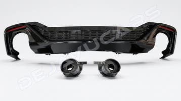 RS5 Look Diffuser voor Audi A5 B9.5 F5 S line Facelift, Ophalen of Verzenden