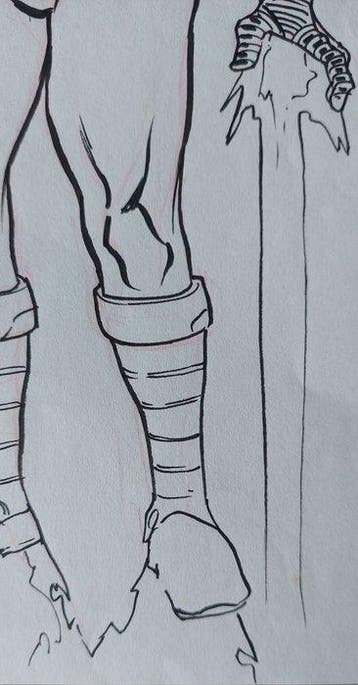 Dellac - 1 Original drawing - Iron Man - 2016, Nieuw