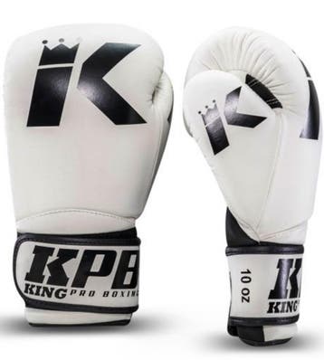 King Pro Boxing PRO/BGL-VX2 Bokshandschoenen Wit Zwart, Sports & Fitness, Verzenden