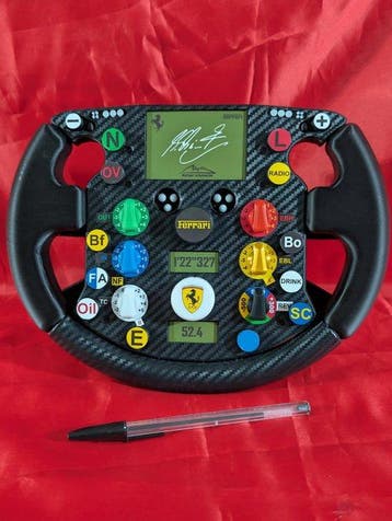 Model sportwagen - Michael Schumacher Steering Wheel Ferrari, Verzamelen, Nieuw