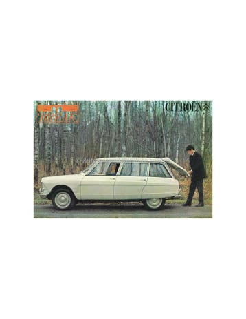 1965 CITROËN AMI 6 BREAK LEAFLET NEDERLANDS, Nieuw