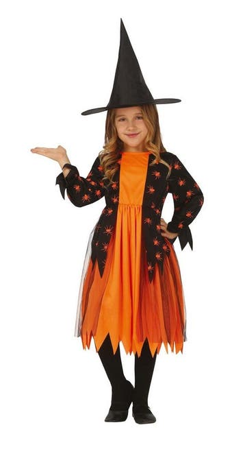 Halloween Kostuum Meisje Heks Spin, Verzenden