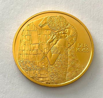 Oostenrijk. 100 Euro 2003 Gustav Klimt - Der Kuss