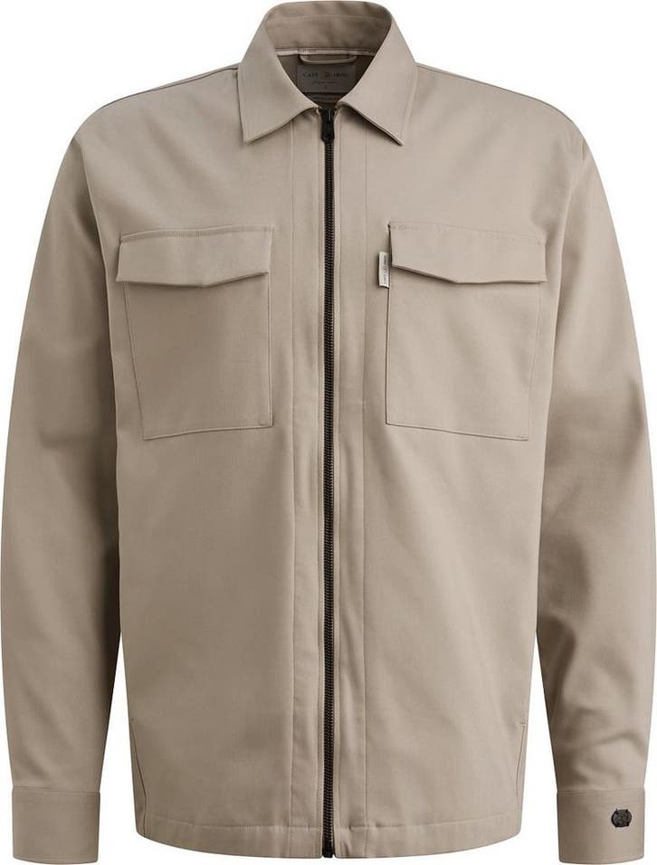 Cast Iron Tech Overshirt Zip Beige maat Maat 52/54 (L) Heren, Vêtements | Hommes, Pulls & Vestes, Envoi