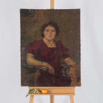 Harry Maas (1906-1982) - Vrouw met hond