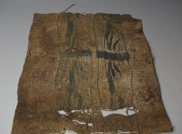 precolumbiaans, Peru Wol en katoen Textielfragment. Spaanse