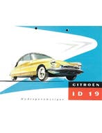 1956 CITROEN ID 19 BROCHURE FRANS