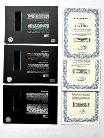 Batman – The Dark Knight Trilogy – Rare Set of 3 Mounted, Nieuw