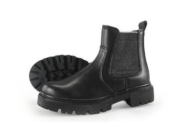Sub55 Enkellaarzen Meisjes in maat 28 Zwart, Kinderen en Baby's, Verzenden, Jongen of Meisje, Schoenen, Zo goed als nieuw