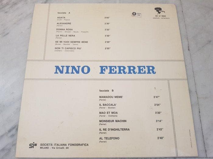 Nino Ferrer - Agostino Ferrari Ovvero Nino Ferrer - LP -, Cd's en Dvd's, Vinyl Singles
