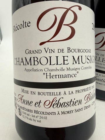 2024 Domaine Anne et Sébastien Bidault « Hermance » -