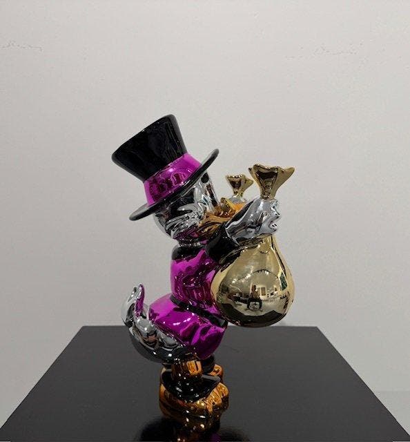 Van Apple - Scrooge McDuck, Antiquités & Art, Art | Objets design