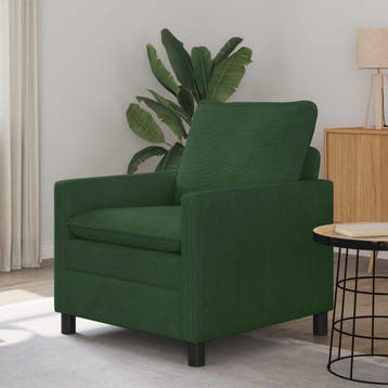 vidaXL bank / zetel Jungle Groen 76 x 81 x 87,5 cm Stof, Verzenden, Nieuw