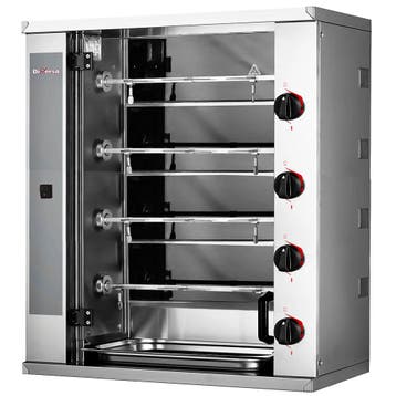 Kippengrill | SMALL | Elektrisch | 4 Spitten | 12 Kippen |, Zakelijke goederen, Verzenden, Nieuw in verpakking