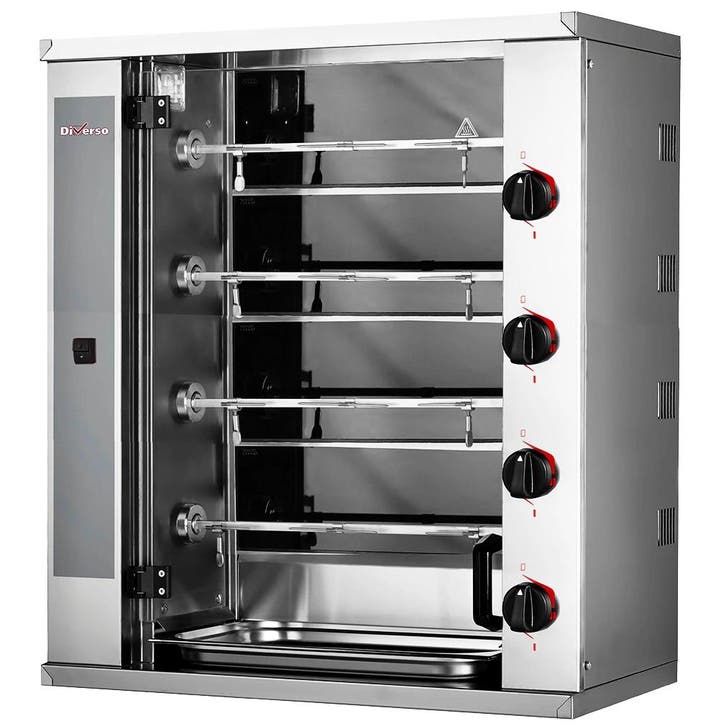 Kippengrill | SMALL | Elektrisch | 4 Spitten | 12 Kippen |, Zakelijke goederen, Horeca | Keukenapparatuur, Nieuw in verpakking