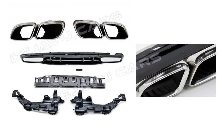 C63 AMG Look Diffuser voor Mercedes Benz C Klasse W205 S205, Autos : Divers, Tuning & Styling, Enlèvement ou Envoi