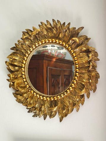 Miroir mural- Œil de sorcière / Convexe / Butler - Verre,