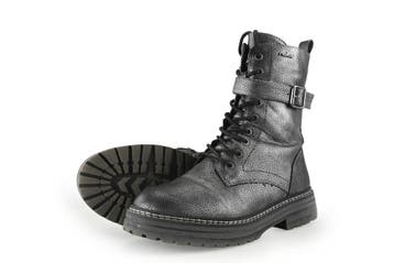 Rieker Veterboots in maat 38 Zilver, Kleding | Dames, Schoenen, Overige kleuren, Verzenden, Overige typen, Gedragen