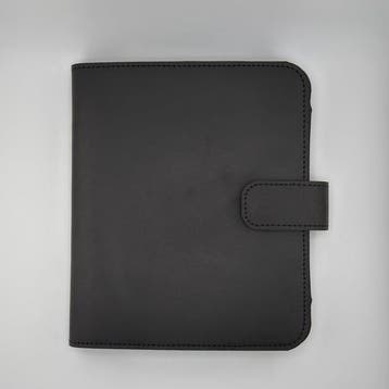 miArt - Handmade Black Leather Zippo / Lighter Storage Case, Nieuw