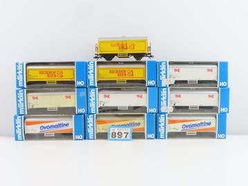 Märklin H0 - 4535/4420/4428 - Wagon de marchandises pour, Hobby & Loisirs créatifs, Trains miniatures | HO