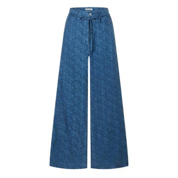 MAC • blauwe Wendy broek motief • 38, Verzenden