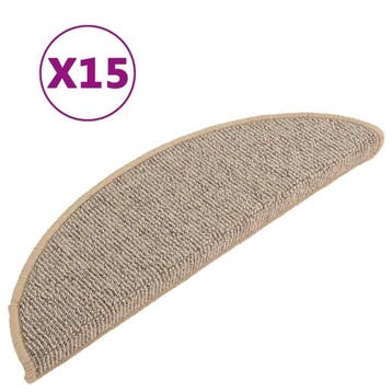 Trapmatten 56x17cm | Retour deal | Knaller!, Verzenden, Zo goed als nieuw, Bruin, Tapijt