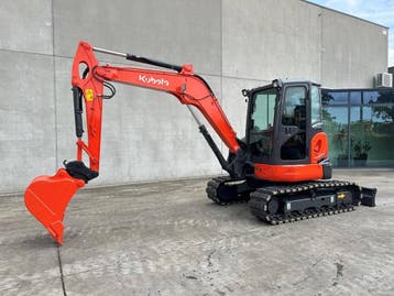 Veiling: Midigraafmachine Kubota KX163-5 Diesel 2017, Zakelijke goederen, Machines en Bouw | Kranen en Graafmachines, Ophalen