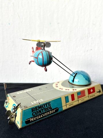 Remote control Helicopter Heinrich Biller & Co., Nürnberg -, Antiek en Kunst