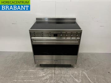 Cuisinière à induction Smeg à 5 feux avec four à chaleur, Verzenden