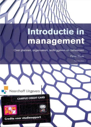 Introductie in management 9789001816278 Peter Thuis, Boeken, Verzenden, Gelezen, Peter Thuis