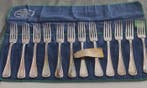 12 forchette, 814 grammi, argento 800, ZARAMELLA ARGENTI, Antiek en Kunst, Antiek | Zilver en Goud