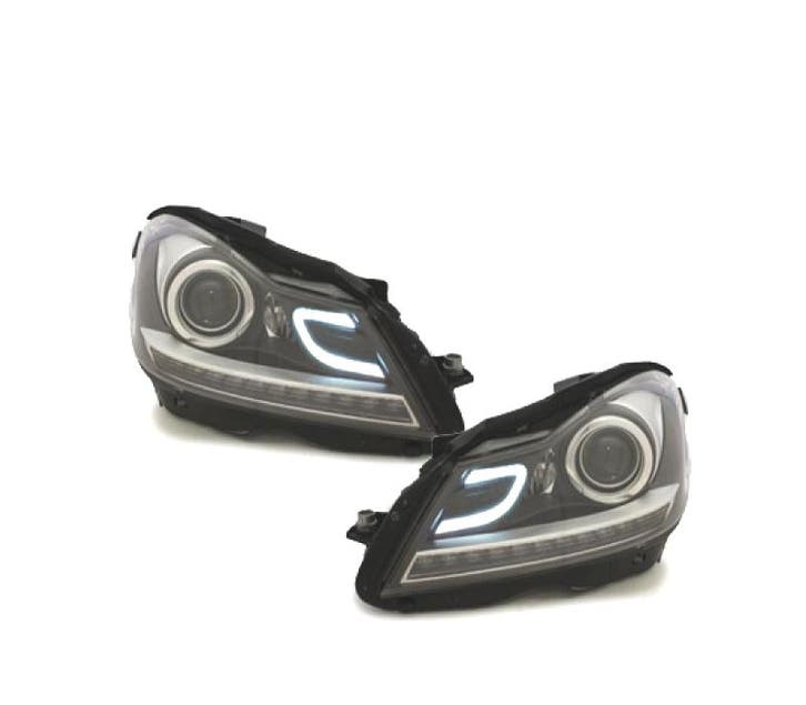 PHARES MERCEDES W204 11-14 FEUX DE JOUR À LED TUBE + LED FON, Autos : Pièces & Accessoires, Éclairage, Envoi