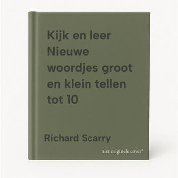 Kijk en leer Nieuwe woordjes groot en klein tellen tot 10, Verzenden, Richard Scarry