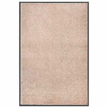 vidaXL Deurmat 80x120 cm beige, Verzenden, Nieuw
