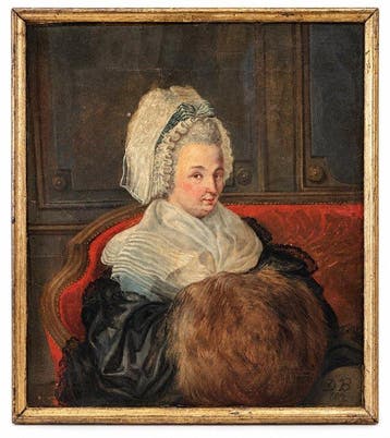 Franse school (XVIII) - Ritratto di Mme Henry Pierre Goüin