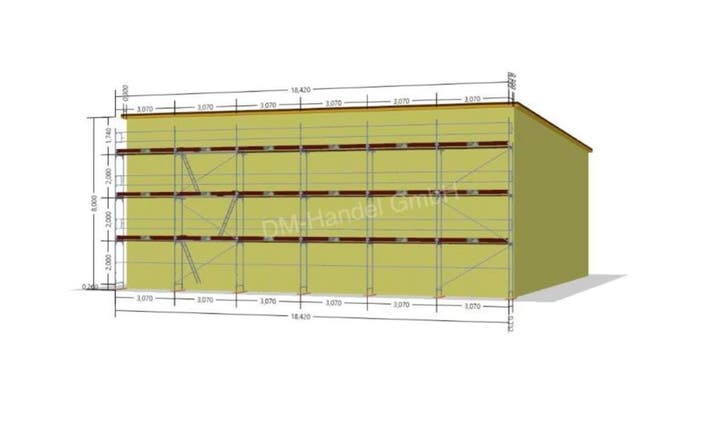 Échafaudage alu complet de 150m² steiger, Doe-het-zelf en Bouw, Steigers, Verzenden