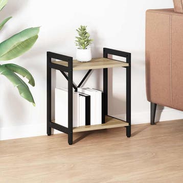 vidaXL Boekenplank Sonoma Eik 40 x 30 x 50 cm Bewerkt hout, Verzenden, Nieuw