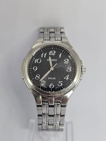 Seiko - Solar - Zonder minimumprijs - V158-0CK4 - Heren -