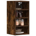 vidaXL Bovenkast Riga 30x29,5x60 cm bewerkt hout gerookt, Huis en Inrichting, Verzenden, Nieuw