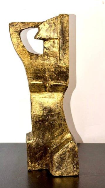 Abdoulaye Derme - Figuur - Figure féminine stylisée - 26 cm