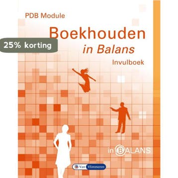 PDB module boekhouden in balans / Invulboek / In Balans, Verzenden, Sarina van Vlimmeren