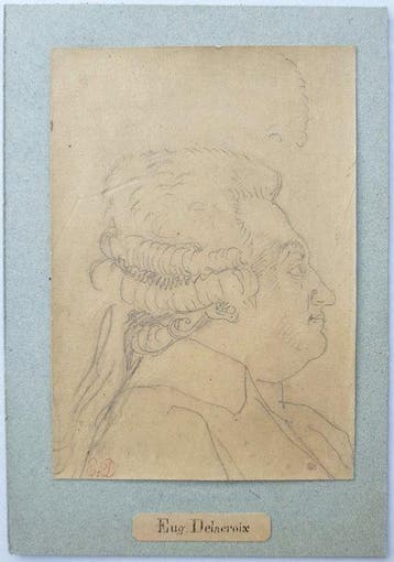 Eugène Delacroix (1798-1863) - Portrait de Mirabeau