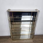Vitrinekast - Glas, Messing