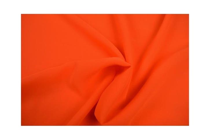 15 meter chiffon stof - donker oranje, Hobby & Loisirs créatifs, Tissus & Chiffons, Envoi