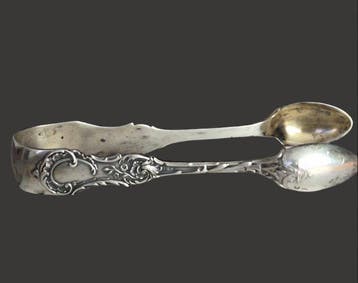 Josef Carl Ritter von Klinkosch - Pince à sucre - Argent 800, Antiquités & Art