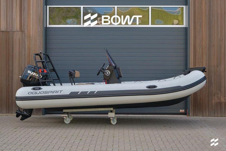 AQUASPIRIT S450 | Aluminium RIB | 4,50 meter | Max. 75 PK, Sports nautiques & Bateaux, Canots pneumatiques, Enlèvement