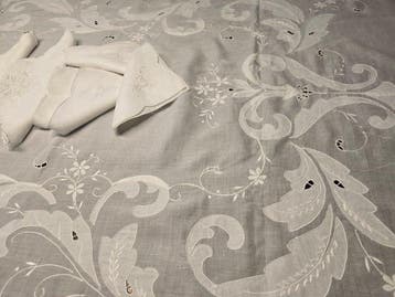 Tafelkleed (12) - 270 cm - 160 cm - Antieke uitzet