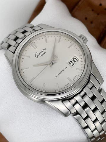 Glashütte Original - Senator Panorama Date - 3942042214 -, Nieuw