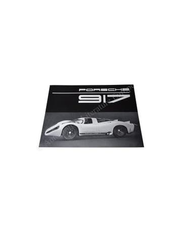 1969 PORSCHE 917 BROCHURE DUITS / ENGELS / FRANS, Ophalen of Verzenden, Nieuw