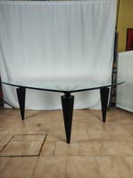 Cassina - Isao Hosoe - Tafel - Oskar - Leder, Kristal